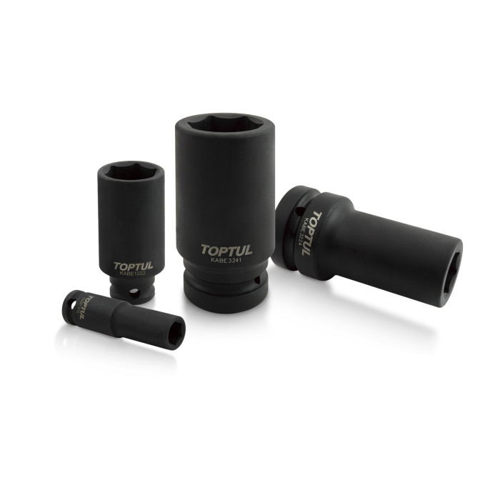 CHAVES DE IMPACTO LONGA 1" 30MM 6 FACES